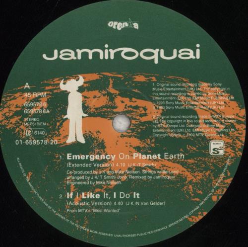Jamiroquai Emergency On Planet Earth (Extended Version) UK 12